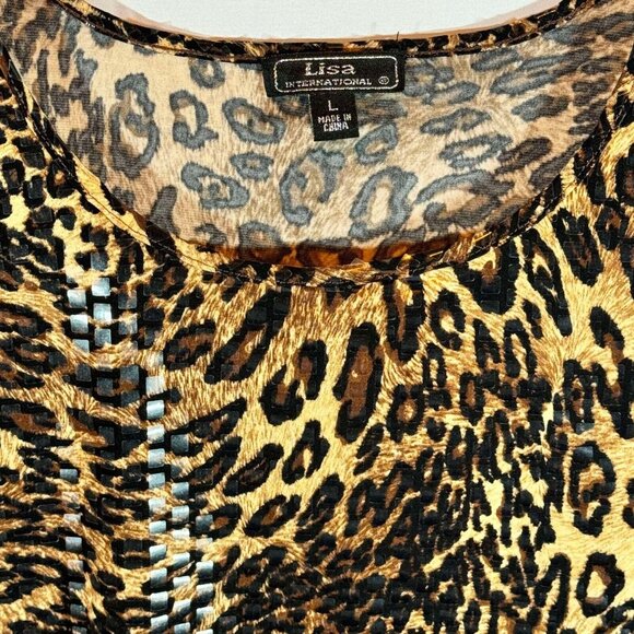 Lisa International Animal/Cheetah Print Size Large - Picture 2 of 3